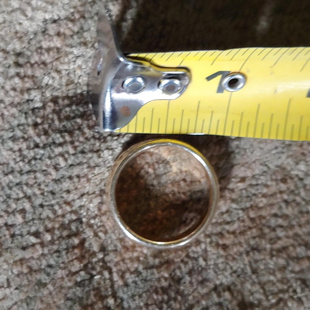 Vintage 14K yellow gold wedding band - Picture 9 of 12